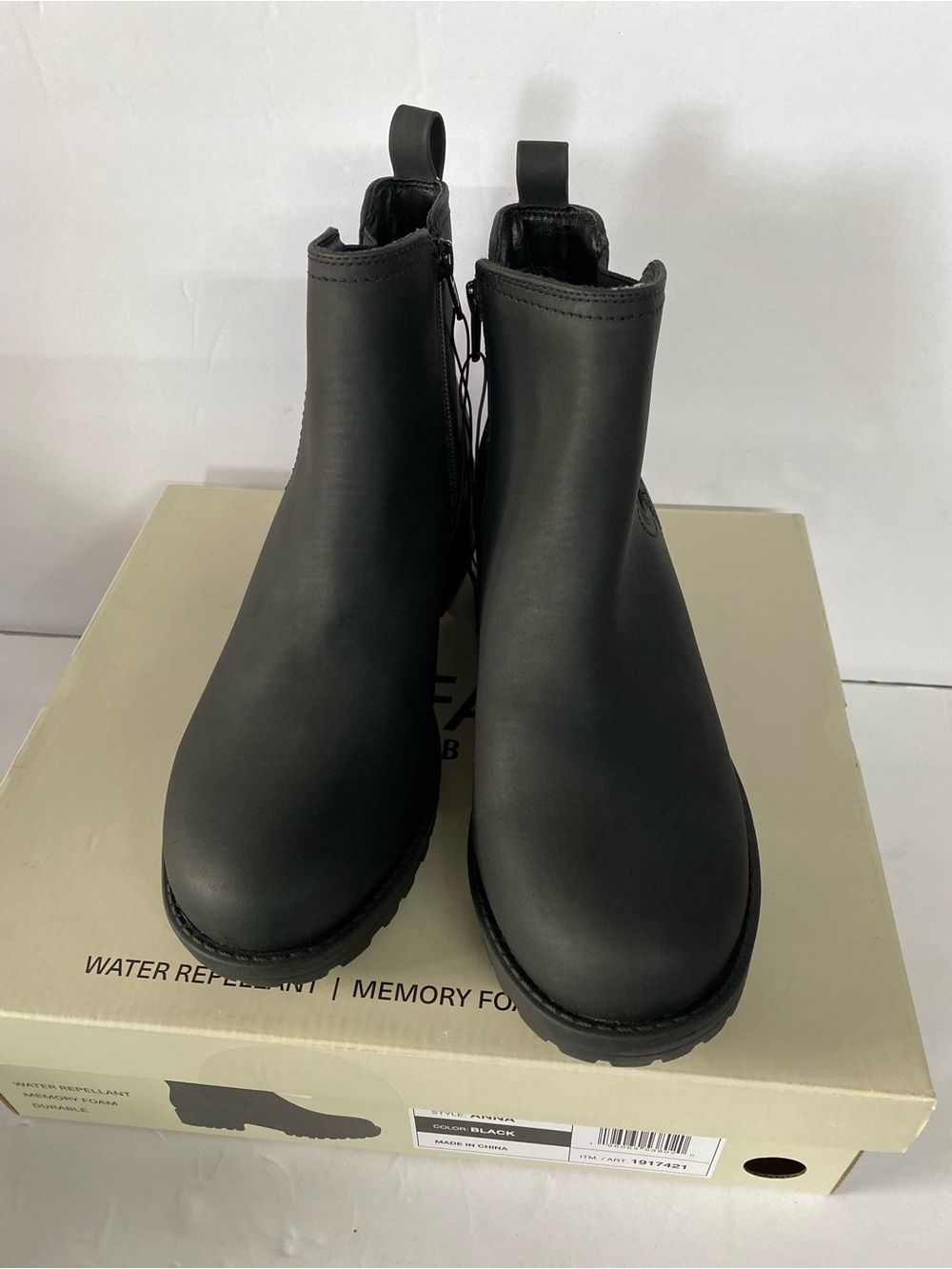 Buffalo David Bitton Black Chelsea Lug Ankle Boots
